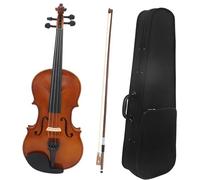 for Beginners Violin 4/4 3/4 1/2 1/4 Violin Solid Wood Violin Set With Cloth Case Bow Professional Violin For Practice (Color : 1/2)
