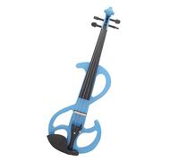 for Beginners Violin 4/4 Electric Violin Blue Surface Maple Panel Ebony Tailpiece With Primary Accessories For Beginners