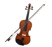 for Beginners Violin 4/4 Violin Solid Wood Natural Color Bright Acoustic Violin Basswood Violin Kits With Case Bow (Color : 4-4 Violin Set)