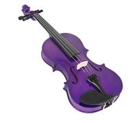 for Beginners Violin 4/4 Violin Solid Wood Purple Acoustic Violin Professionals Handcrafted Violin For Beginners Stringed Instrument (Color : 4/4 Violin set)