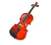 for Beginners Violin Acoustic Violin Set Size 4/4-1/8 Basswood Body Black Solidwood Fittings W/Violin Case Shoulder Rest Mute Strings (Color : 3/4)