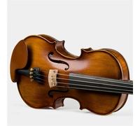 for Beginners Violin Beginner Violin Retro Matte 1/8-4/4 Solid Spruce Maple Semi-handmade Full Set With Accessories For Basic Learning (Color : Matte)