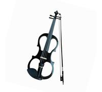 for Beginners Violin Black Electronic Violin Electroacoustic Handmade Violin Instrument Suitable For 4/4 Size