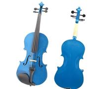 for Beginners Violin Blue Violin Basswood Plate Student Piano Suitable For Sizes 4/4-1/16 (Color : 1/2)