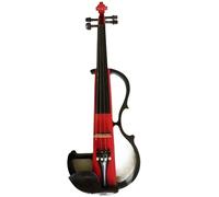 for Beginners Violin Ebony Configuration Handmade Electronic Violin For Beginners To Play Electroacoustic Violin Instrument Red (Color : Red)