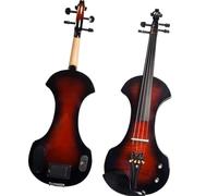 for Beginners Violin Electric Violin Kit 4/4 Solid Wood Silent Fiddle With Hard Case Bow Ebony Fittings KIT