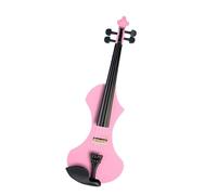for Beginners Violin Exquisite Pink Electric Violin 4/4 Set W/Brazilwood Bow Case Bag Bridge Tuner Strings