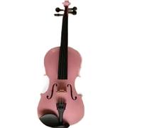 for Beginners Violin Full Wooden Pink Violin 1/4 3/4 4/4 Size (Color : 4/4)