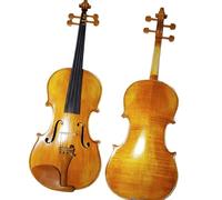 for Beginners Violin Hand-craft Violin Natural Stripes Maple Violino Stringed Musical Instrument (Color : 4/4)