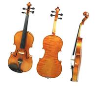 for Beginners Violin Handmade Violin 4/4-1/4 Spruce Panel Acoustic Violin Maple Natural Pattern Learning Fiddle (Color : 1/2)