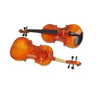 for Beginners Violin Handmade Violin Professional Grade Natural Pattern Violin Adult Student Beginner Instrument (Color : 1/2)