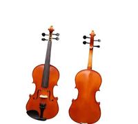 for Beginners Violin Matte Full Size Maple Acoustic Violin Red Violino Ebony Fingerboard Brazilwood Bow Musical Instruments With Case (Color : 1/2)