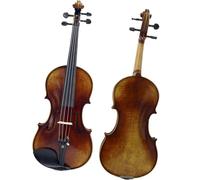 for Beginners Violin Musical Instrument Distressed Violin Hand Painted Pattern Violin (Color : 1/2)
