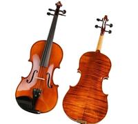 for Beginners Violin Musical Instruments Handmade Violin Patterned Maple Back Violin (Color : 4/4)