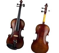 for Beginners Violin Professional Handmade Painted Pattern Violin Exam Practice Performance Solo Violin 4/4 Size