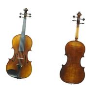 for Beginners Violin Solid Wood Single Board Pattern Back Handmade Violin For Beginners And Adults To Play Violin For Grade Examination (Color : 4/4)