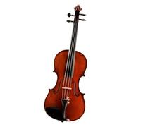 for Beginners Violin Standard Violin Solid Spruce Flame Maple Handmade Dark Red Varnish For Basic Learning Grade Exam 3/4, 1/2, 1/4, 1/8