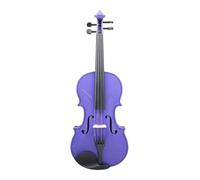 for Beginners Violin Violin Professional Playing Violin Handmade Solid Wood Student Beginner Graded Basswood Violin (Color : Purple)
