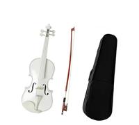 for Beginners Violin White Student Violin 4/4 Fiddle For Case Brazilwood Bow String Maple Bridge KIT