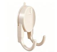 for beige Suction Cup Hooks 3 Pack No Drill Towel Holder for(Beige 3 Pieces)