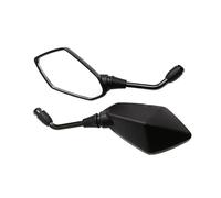 For Beneli Motorcycle Mirror Scooter Rearview Mirrors Back Side Convex Mirror Universial 8mm 10mm 2Pcs/Pair(10mm black)