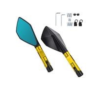 For Benelli BN600 BN302 For Stels600 TRK502 TRK502X Aluminium Motorcycle Rearview Side Mirrors 8MM 10MM Rearview Mirror(Gold)