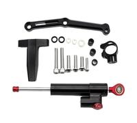 For Benelli For 752s 2019 2020 2021 2022 2023 Steering Damper Stabilizer Dampers Mounting Bracket Support Kit Motorcycle Handlebar Damper Directional Steering Stabilizer(Damper n Bracket B)