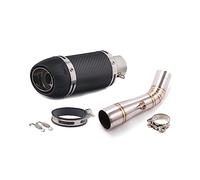 For Benelli For Leoncino 250 Full System Motorcycle Escape Pipe Exhaust Muffler Pipe Mid Link Tube Slip On(2)