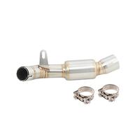 For Benelli For Leoncino 800 BJ 800 Motorcycle Exhaust Connection System Mid Link Pipe Connect Muffler Slip On(Stainless steel-A)