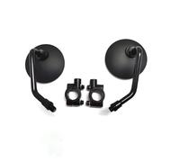 For Benelli For TRK 502X For TNT 125 For BN 125 For Leoncino 500 752S Motorcycle Rearview Mirrors Retro 7/8'' Handlebar 8/10MM Round(Black short -holder)