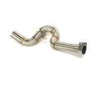 For Benelli TRK502 2016-2018 51mm Motorcycle Exhaust Pipe Middle Link Decat Mid Connect Catalyst Tube Elbow stainless steel