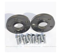 For Benz 2pcs 15MM 5x112-66.6 Wheel Spacer + 10 Pcs 14x1.5 Extended Ball Seat Wheel Lug Bolts Wheel Spacer(Black)