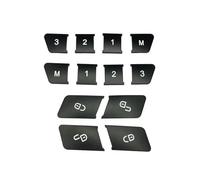 For Benz A B C E For GLA For CLA For GLK GL ML For GLE Class 2007-2017 Car Window Glass Lift Button Sticker Door Lock Unlock Button Air Conditioner Headlight Switch Knob Trim(12pcs Per Set)