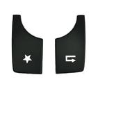 for Benz A B E Class for CLA for GLA for GLK W176 W246 W117 X156 Car Interior Water Cup Panel Multimedia Button Trim Cover Sticker Car Trim Interior(Black A)