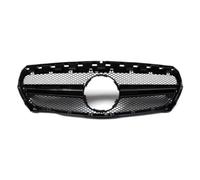 For Benz CLA W117 2017-2018 CLA200 CLA250 CLA45 For AMG Car Bumper Upper Hood Mesh Front Kidney Grille Car Bumper Radiator Grilles(Black)
