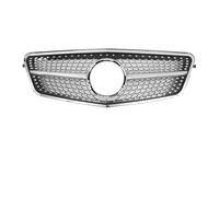 For Benz E-Class W212 E250 E300 For E350 E500 2010-2013 Diamonds Style Front Racing Grille Bumper Grilles Front Kidney Grille Grills(Diamonds-Silver)