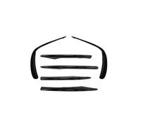 For Benz E-Class W213 C238 S213 2016-2023 For AMG Front Bumper Lip Splitter Fog Light Trim Chin Body Kit Front Bumper Spoiler Lip(Carbon Look(21-23))