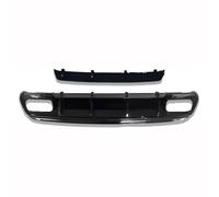 For Benz For A-Class W176 2013-2018 A160 A180 A200 A250 For AMG Sport A45 Rear Bumper Black Diffuser With 4-outlet Exhaust Tips Rear Bumper Diffuser Lip Body Kit(Black diffuser)