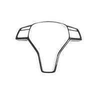 For Benz For B/E/For CLA/For GLA/For GLK Class For W246 For W117 For X204 For X156 Car Steering Wheel Panel Frame Cover Trim Universal Interior Accessories(Carbon Texture)