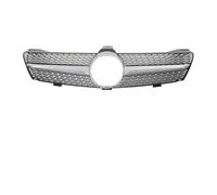 For Benz For CLS W219 CLS350 CLS500 2005-2008 Diamonds Style Bumper Grilles Front Glossy Black GTR Racing Grille(Diamonds-Silver)