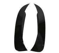 For Benz For GLA Class For X156 GLA200 260 GLA45 For AMG-Line 2013-2019 2Pcs Glossy Black Rear Bumper Spoiler Fins Replacement Rear Bumper Guard