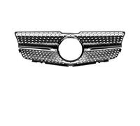 For Benz For GLK X204 2008-2012 GLK280 GLK300 GLK350 Front Bumper Grilles Chrome Silver GTR Style Racing Grille(Diamond-Chrome Black)