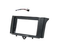 For Benz For Smart Fortwo 2011 2012 2013 2014 2015 2 DIN 9 Inch Car Frame Fascia Adapter Radio Dash Fitting Panel Kit radio fascia frame stereo(Frame Cable)