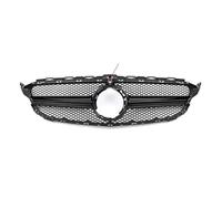 For Benz For W205 C S205 C205 2014-2021 For C260 C250 C180 C200 C300 Sport Tuning Refit Front Grille Bumper Grill For AMG Style Bumper Grille(Black 3)