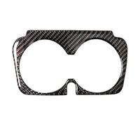 For Benz For W205 For C Class For C180 For C200 For C300 For GLC Accessories Carbon Fiber Car Interior Cup Holder Frame Trim Stickers Central Control Trim
