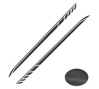 For Benz For W205 W204 W203 W212 For C Class For C180 C200 C300 C63 Car Side Skirt Stripe PVC Stickers Styling Tuning Car Steps Side Skirts(Carbon Fiber)