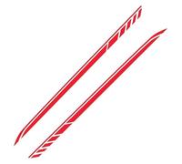 For Benz For W205 W204 W203 W212 For C Class For C180 C200 C300 C63 Car Side Skirt Stripe PVC Stickers Styling Tuning Car Steps Side Skirts(Glossy Red)