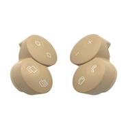 For Benz G CLK E CLS Class W463 W209 W211 W219 Multifunction Steering Wheel Panel Control Switch Button Knob Cover Cap Multi Function Steering Wheel Buttons(Light Gray)
