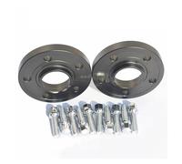 For Benz PCD 5x112 CB 66.6 Mm M14x1.5 10/15/20mm Wheel Spacers Ball Type Bolts 2pcs Bolts Pattern Changed Spacers(20mm black-thin)
