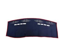 For Benz V-Class W447 Pre-facelift 2016-2023 Dashboard Cover Board Anti-Slip Mat Protect Pad Car Sunshade Carpet Rug Non-slip Sun Shade Pad(LHD Red with Sound)